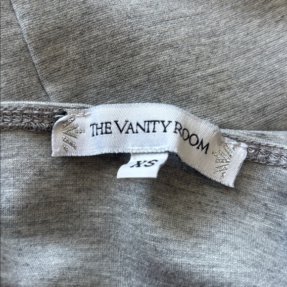 The Vanity Room Gray Sleeveless Mini Dress - Picture 3 of 4